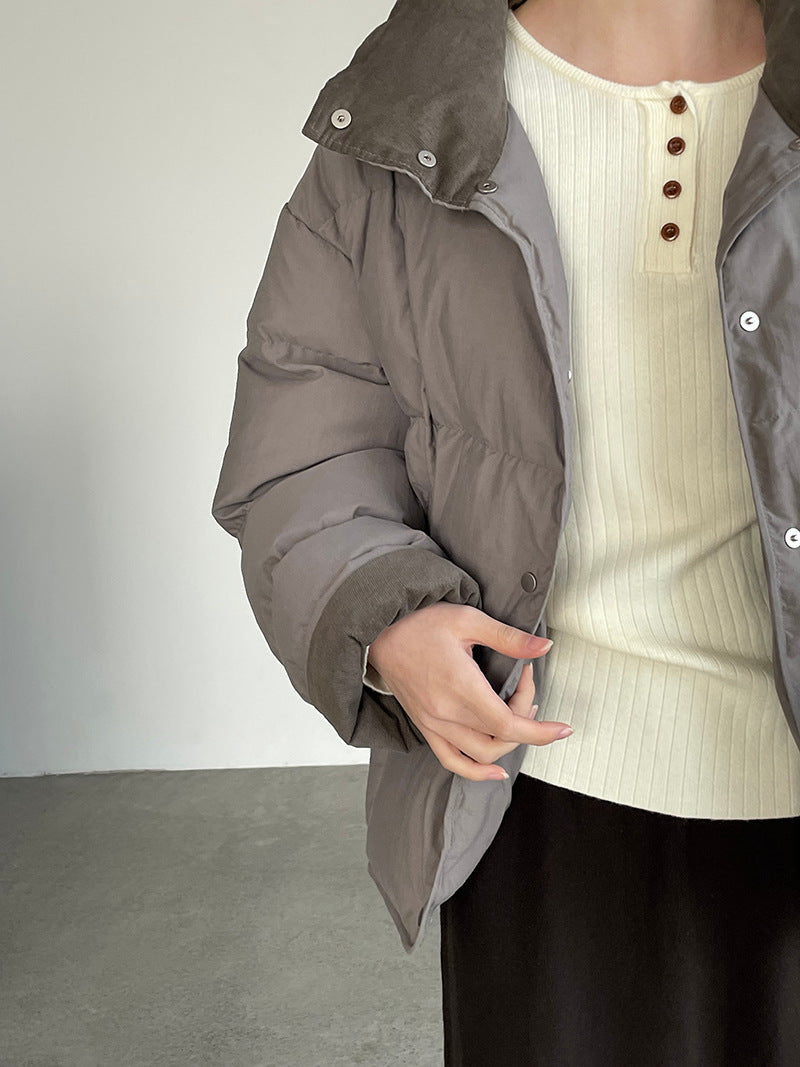 【cimYL369】實拍圓領坑條安迪绒氣質針織衫251201