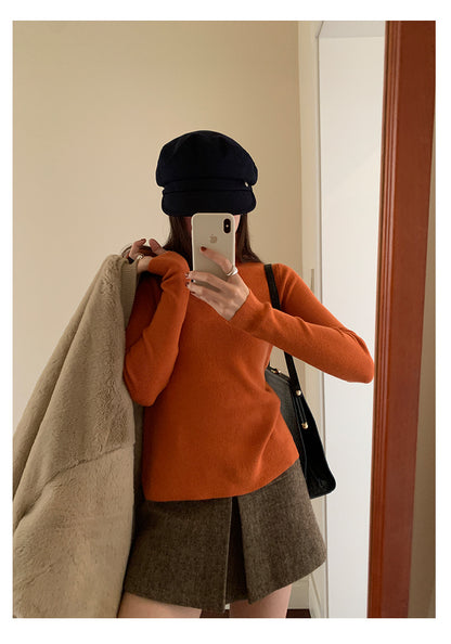 【H5525】實拍冬季7色高領毛織衫251125