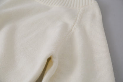 【LD11062】實拍慵懶高級感北極融針織毛衣（可拉一字肩）251209