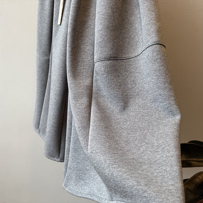 【Y82678】 實拍鬆緊腰抽繩顯瘦闊腿九分褲裙251023