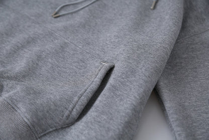 【LD11064】實拍慵懶灰色加絨加厚連帽寬鬆衞衣251209