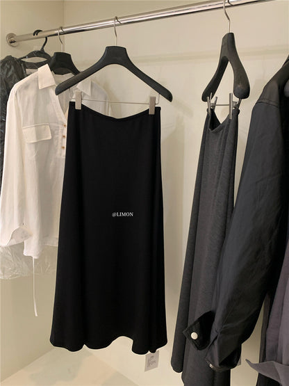 【L1130】實拍檸檬休閒顯瘦空氣棉A字裙251117