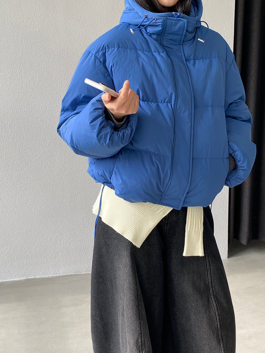 【cimz1728】實拍輕暖90％白鴨絨連帽羽絨外套251201