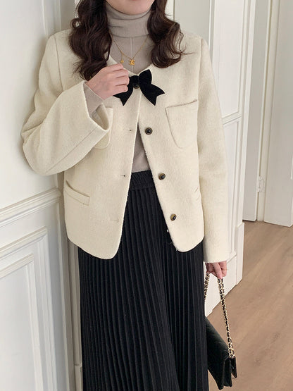 【LD9632】實拍氣質經典厚款羊毛43%白鴨絨外套（白鴨絨50%)251209