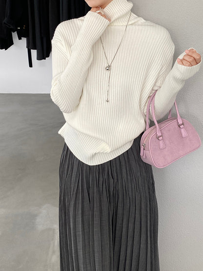 【cimz1388】實拍高領加厚高級感針織毛衣251128