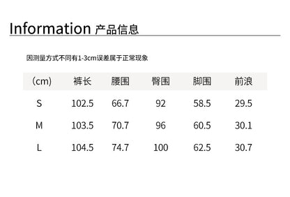 【H5406】實拍早秋藍色條紋直筒闊腿褲250909