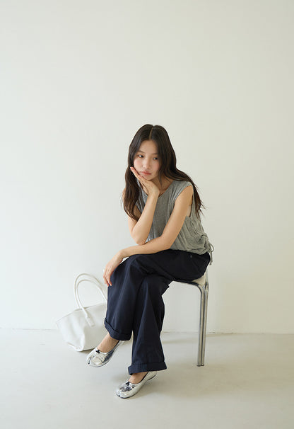 【L3121】實拍美式工裝闊腿休閒褲+朋克風腰帶250825