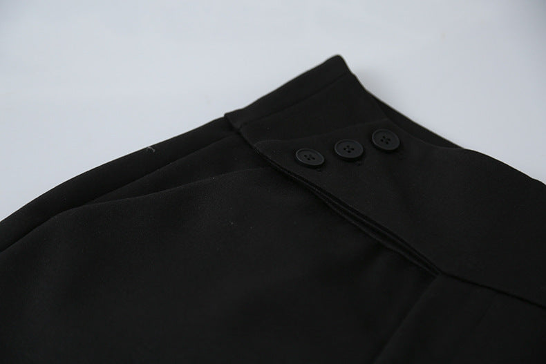 【LD11048】實拍S~XL秋冬毛呢厚款高腰直筒褲251202