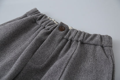 【LD11047】實拍休閒加絨加厚彎刀褲251202