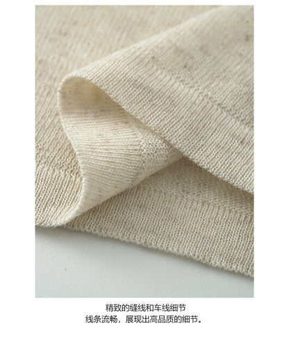 【H5238】實拍夏日涼雙含亞麻針織新背心250506
