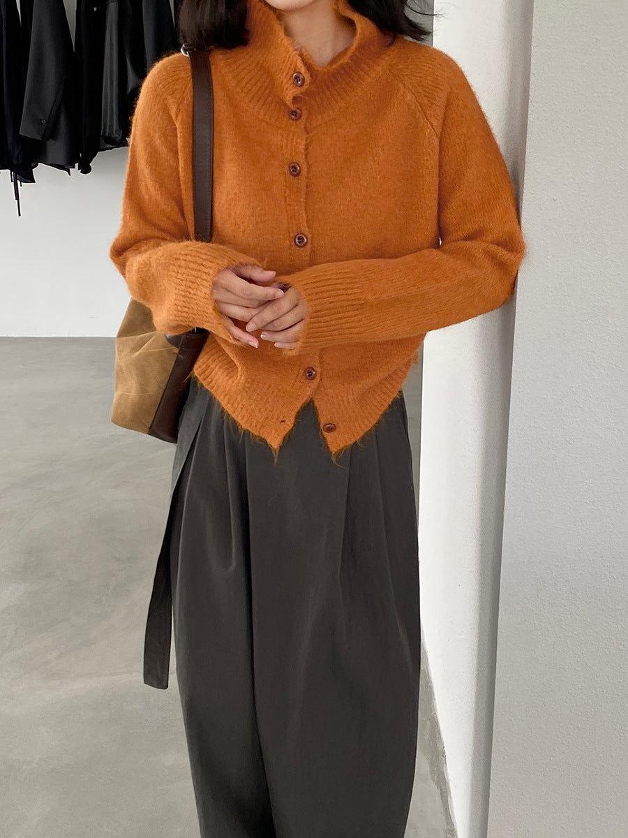 【cim8616】實拍質感加厚慵懒態度高領針織毛衣251114