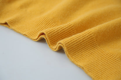 【LD3294】實拍慵懶復古立領羊駝絨針織衫251103