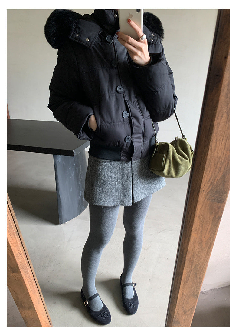 【H5523】實拍S~XL氣質千金質感高腰A字裙褲251125