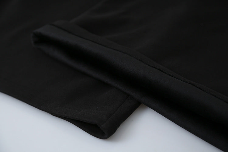 【LD11035】實拍S~L韓版寬鬆高腰毛呢加絨加厚九分褲251124