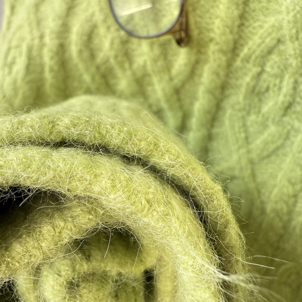 【YP2617】 實拍圓領麻花軟糯針織背心251023