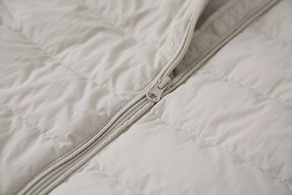 【LD11067】實拍簡約設計保暖立領含絨棉服外套（白鴨絨50%)
251209