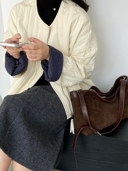 【cimz1706】實拍韓系氣質清新輕薄款棉服外套251120