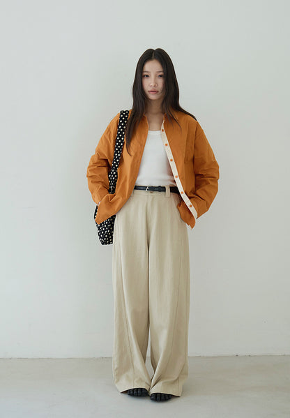 【LD11178】實拍韓系慵懶鬆弛感☁️百搭高腰水洗直筒休閒寬褲260317