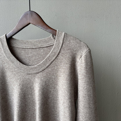 【Y275】實拍冬季U領長袖針織衫251106