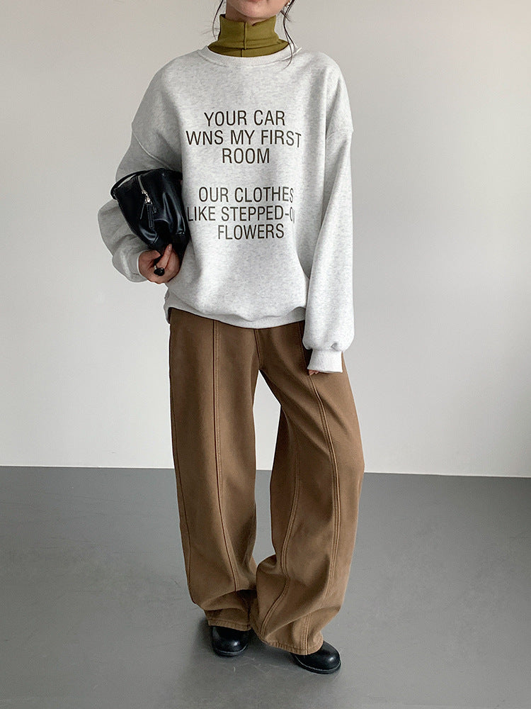 【LD11012】實拍加厚半高領6色打底長袖t恤251110