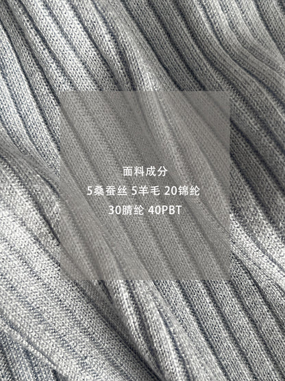 【cimzU1500】港風復古百搭王✨舒適桑蠶絲羊毛針織背心260319