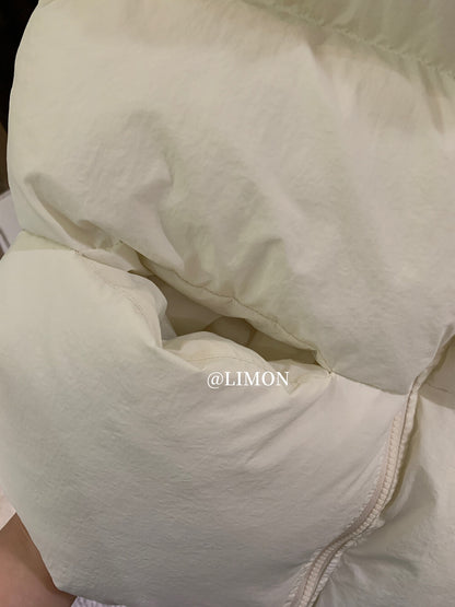 【L9309】實拍檸檬秋冬基礎款寬鬆百搭口袋拉鍊背心（內裡鋪棉）251117