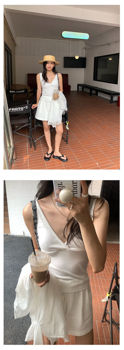 【H5255】實拍夏天修身無袖針織背心250513