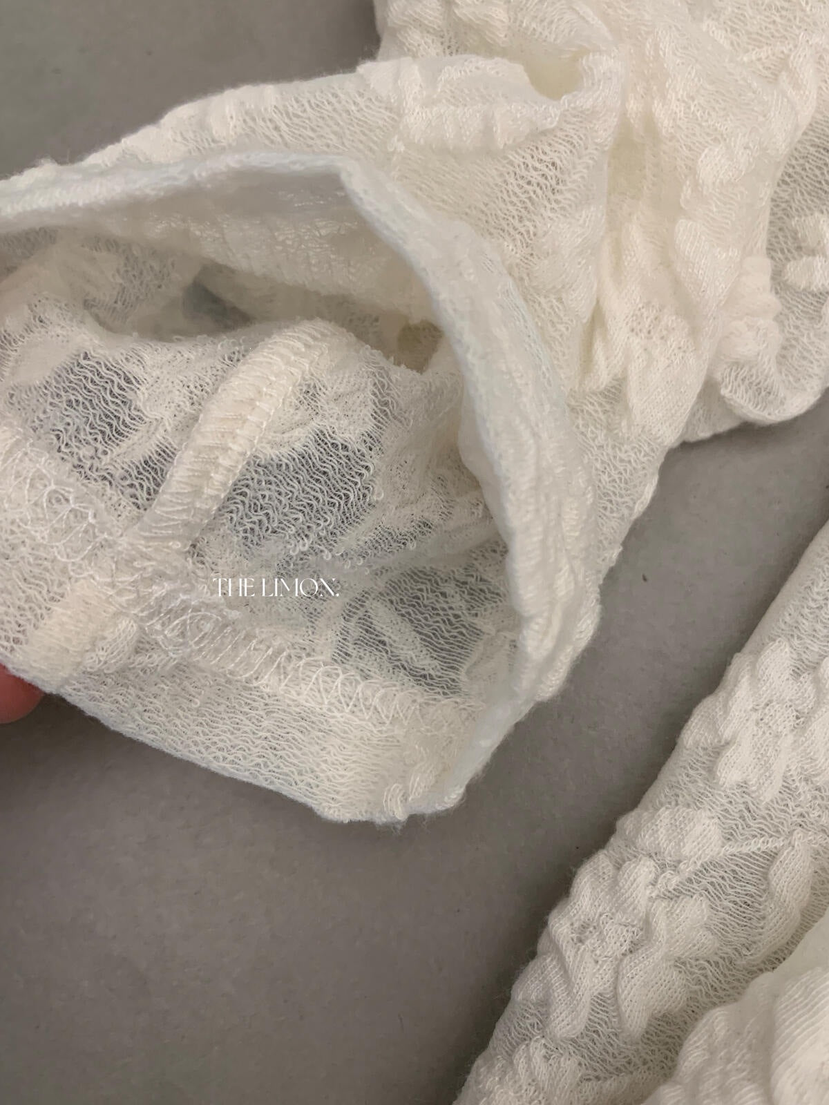 【L11007】檸檬檸檬早秋重工提花圓領長袖小外套+蕾絲細肩帶背心套裝260728