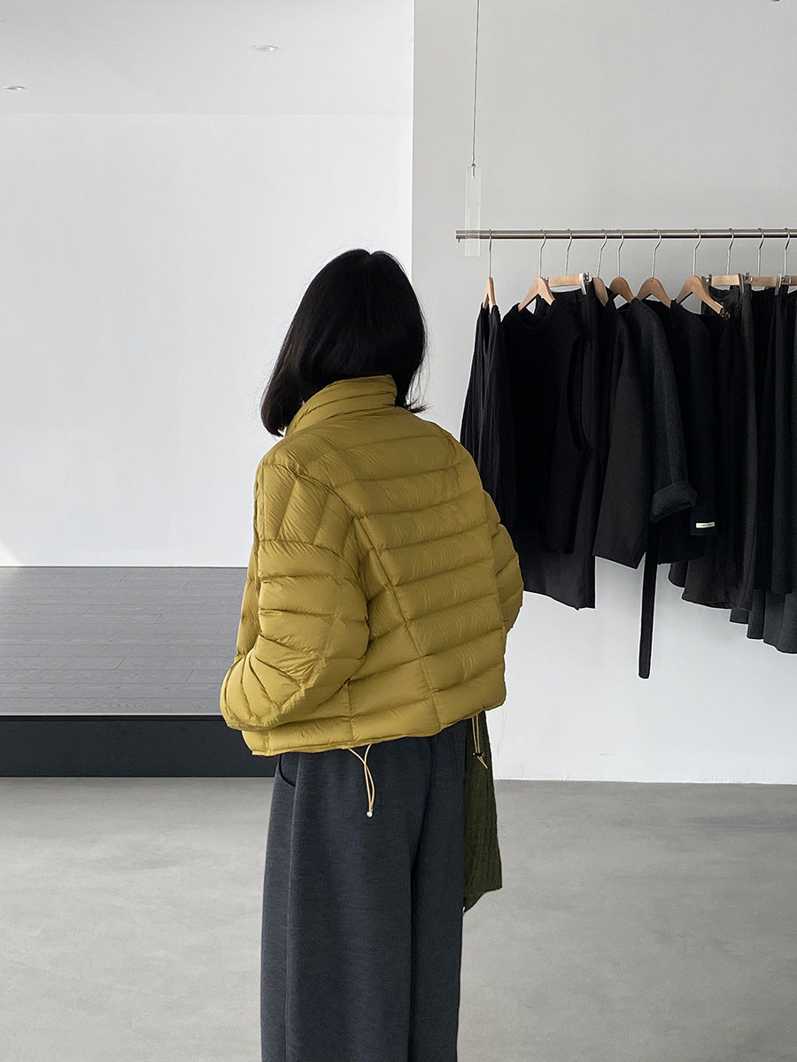 【cimz6383】實拍高領寶款排骨白鴨絨外套（白鴨絨90）251120