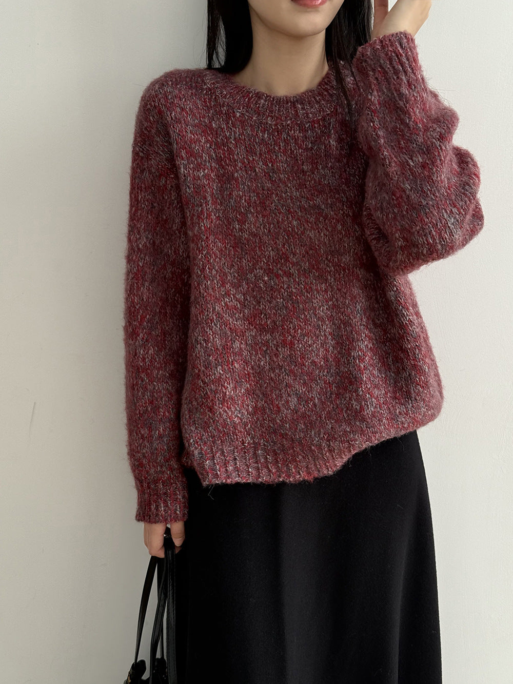 【Y2530】實拍冬季雜色古着針織毛衣(含羊毛6%)251106