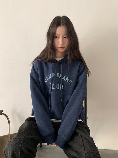 【LD11040】實拍字母印花加厚加絨連帽衞衣251202