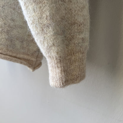 【YP6106】 實拍費爾島提花針織外套＋圍巾(含羊毛3%) 251023