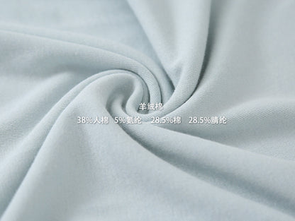 【L3155】實拍秋冬羊絨棉經典10色圓領長袖T恤250827