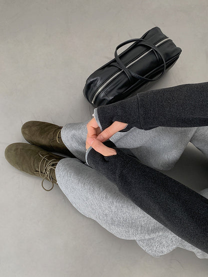 【LD11033】實拍冬季復古極簡寬鬆慵懶垂感彎刀褲251124