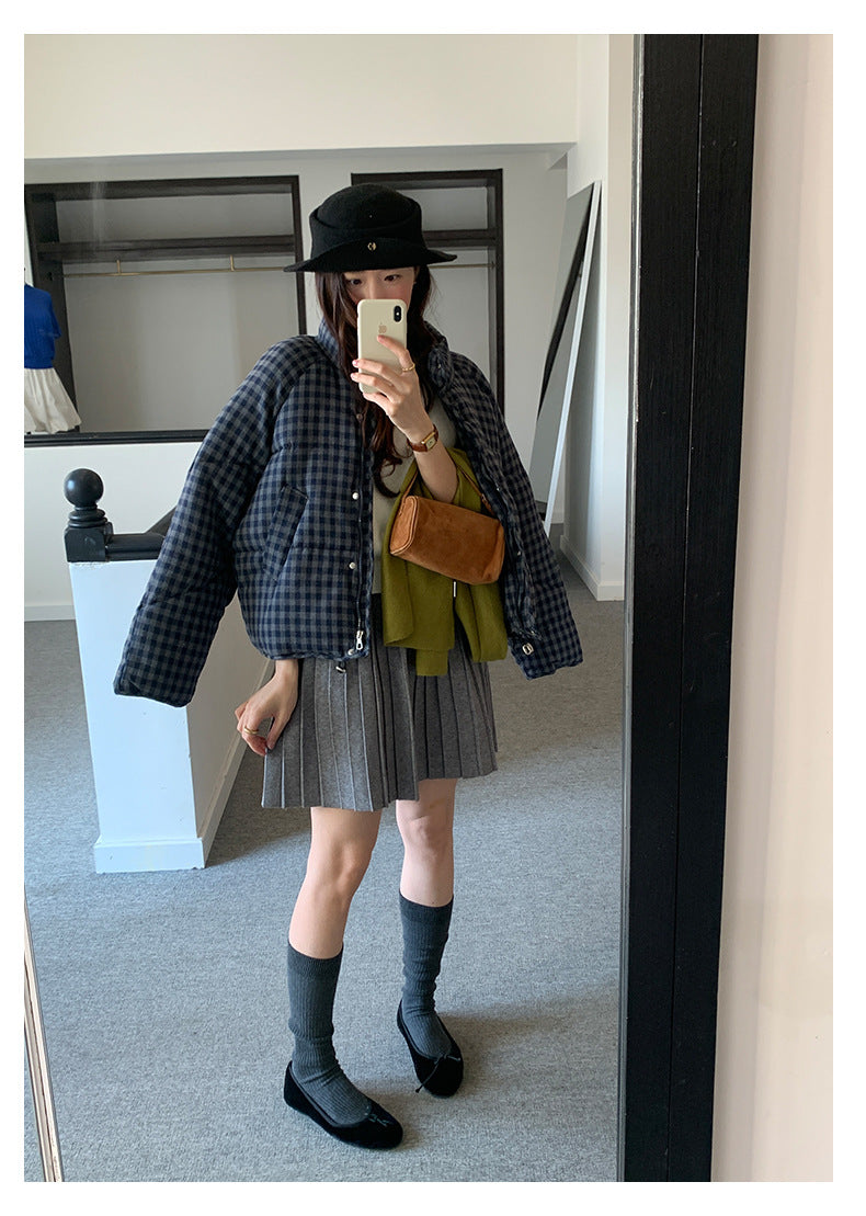 【H5516】實拍高領氣質短袖針織衫251125