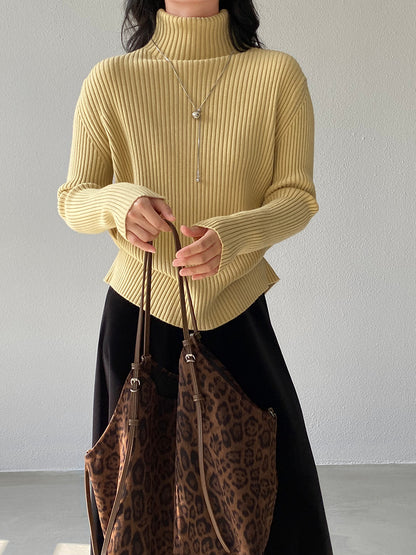 【cimz1388】實拍高領加厚高級感針織毛衣251128