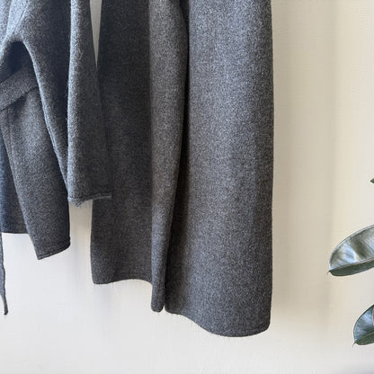 【YP1018】 實拍秋冬高級感慵懶針織開衫＋繫帶＋高腰針織闊腿褲 套裝251023