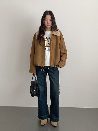 【LD3286】實拍S~XL冬季植絨加絨高腰彈力牛仔褲+鑰匙扣251103