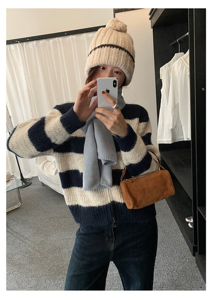 【H5494】實拍復古立體針織外套251109