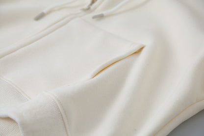 【LD11030】實拍冬季慵懶加絨加厚連帽衞衣外套251124