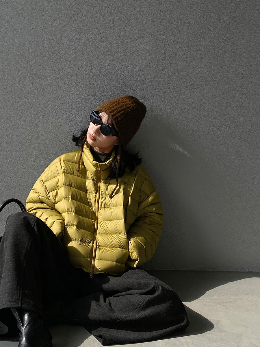 【cimz6383】實拍高領寶款排骨白鴨絨外套（白鴨絨90）251120