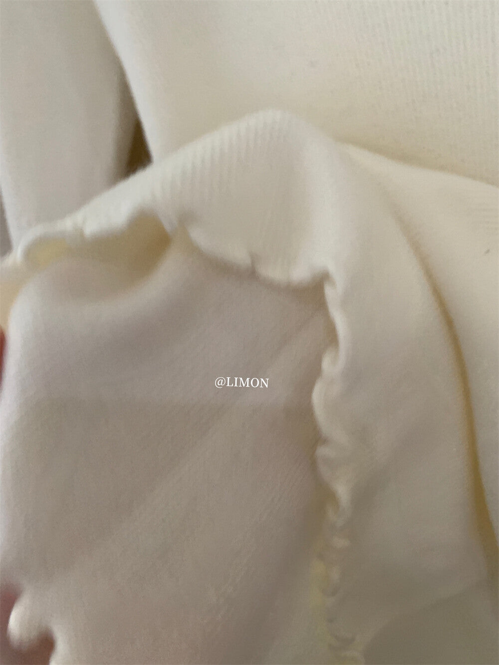 【LDF006】檸檬家親膚絨木耳邊半高領長袖針織衫251117