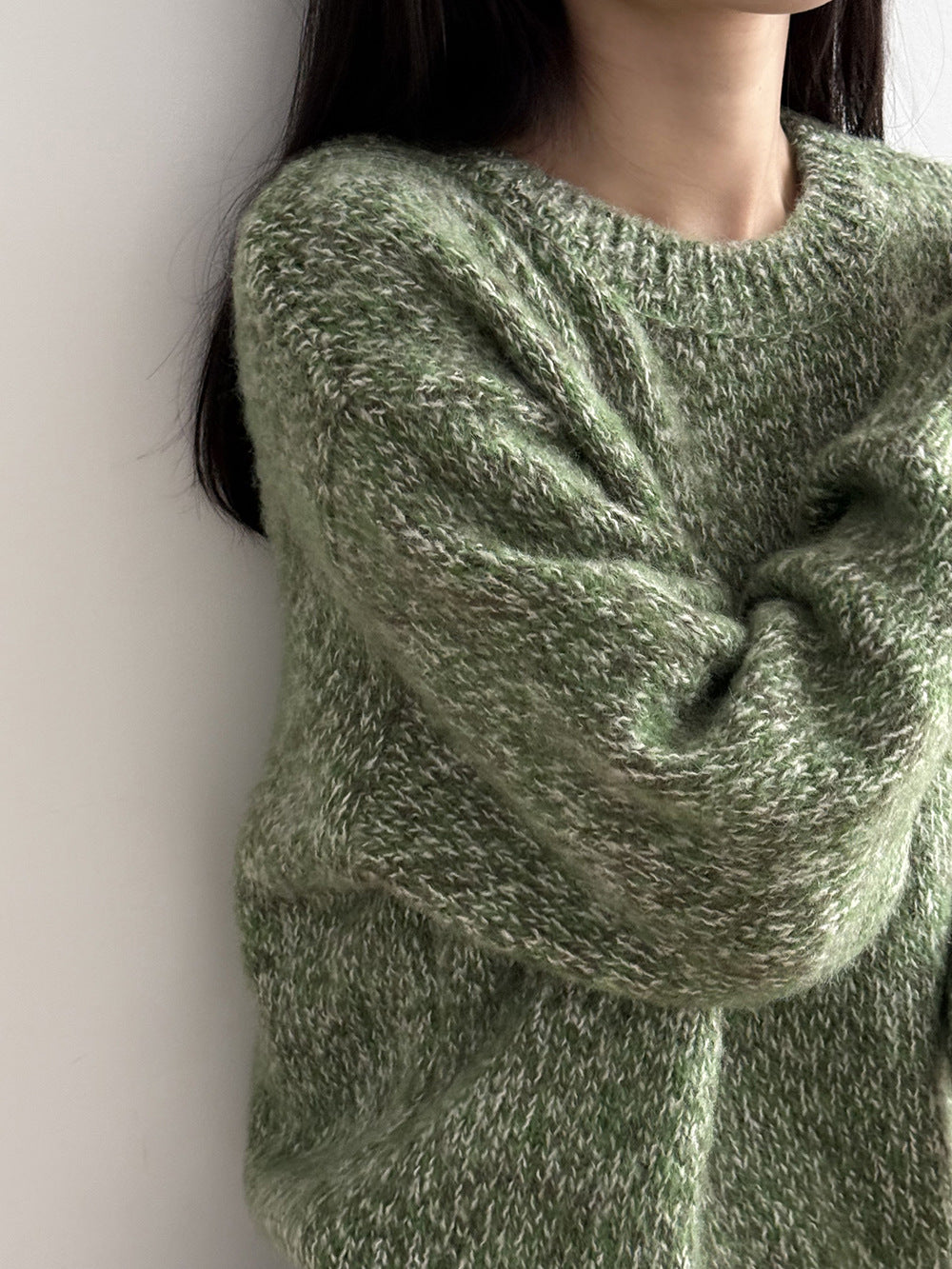 【Y2530】實拍冬季雜色古着針織毛衣(含羊毛6%)251106