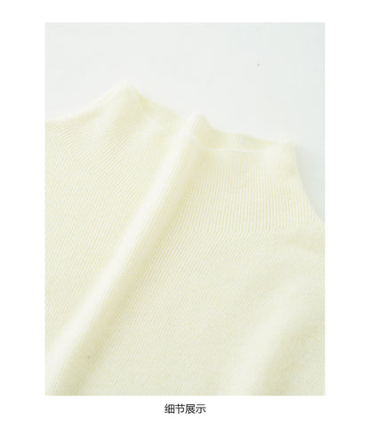 【H5503】實拍基礎純色半高領針織衫251118