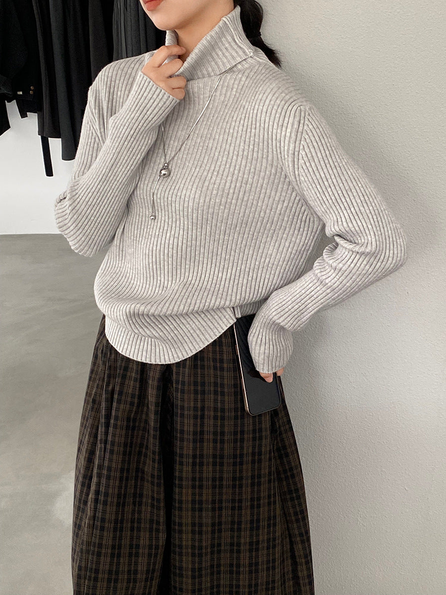 【cimz1388】實拍高領加厚高級感針織毛衣251128