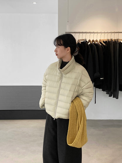 【cimz6383】實拍高領寶款排骨白鴨絨外套（白鴨絨90）251120