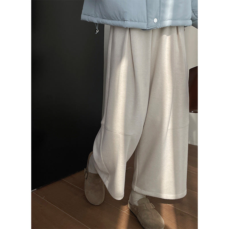 【cim2660】實拍超級舒服Q糯米手感寬鬆休閒寬褲-sale
