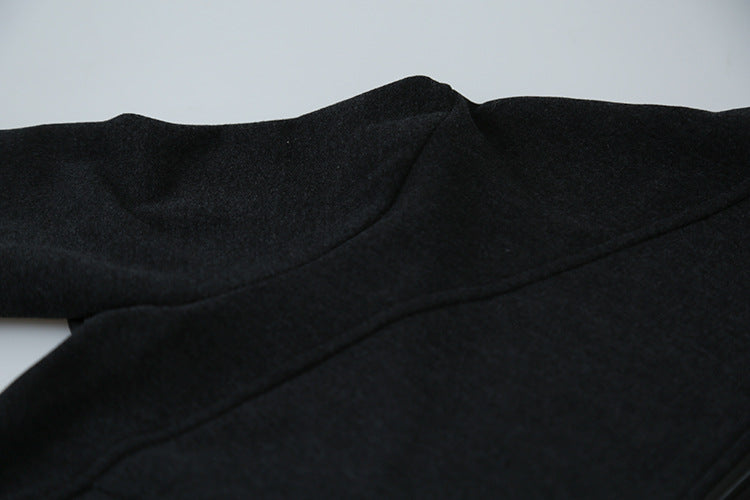 【LD3293】實拍立領雙頭拉鍊衞衣外套251103