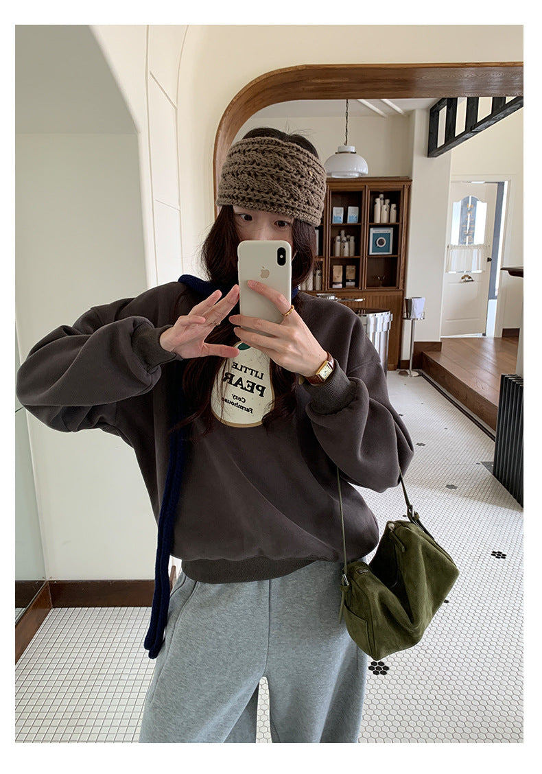 【H5515】實拍酪梨印花厚款加絨衛衣
251118