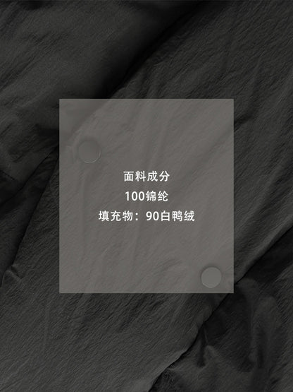 【cimz6386】實拍歐美大氣抗寒鎖温收腰氣質羽絨外套（白鴨絨90%)251120